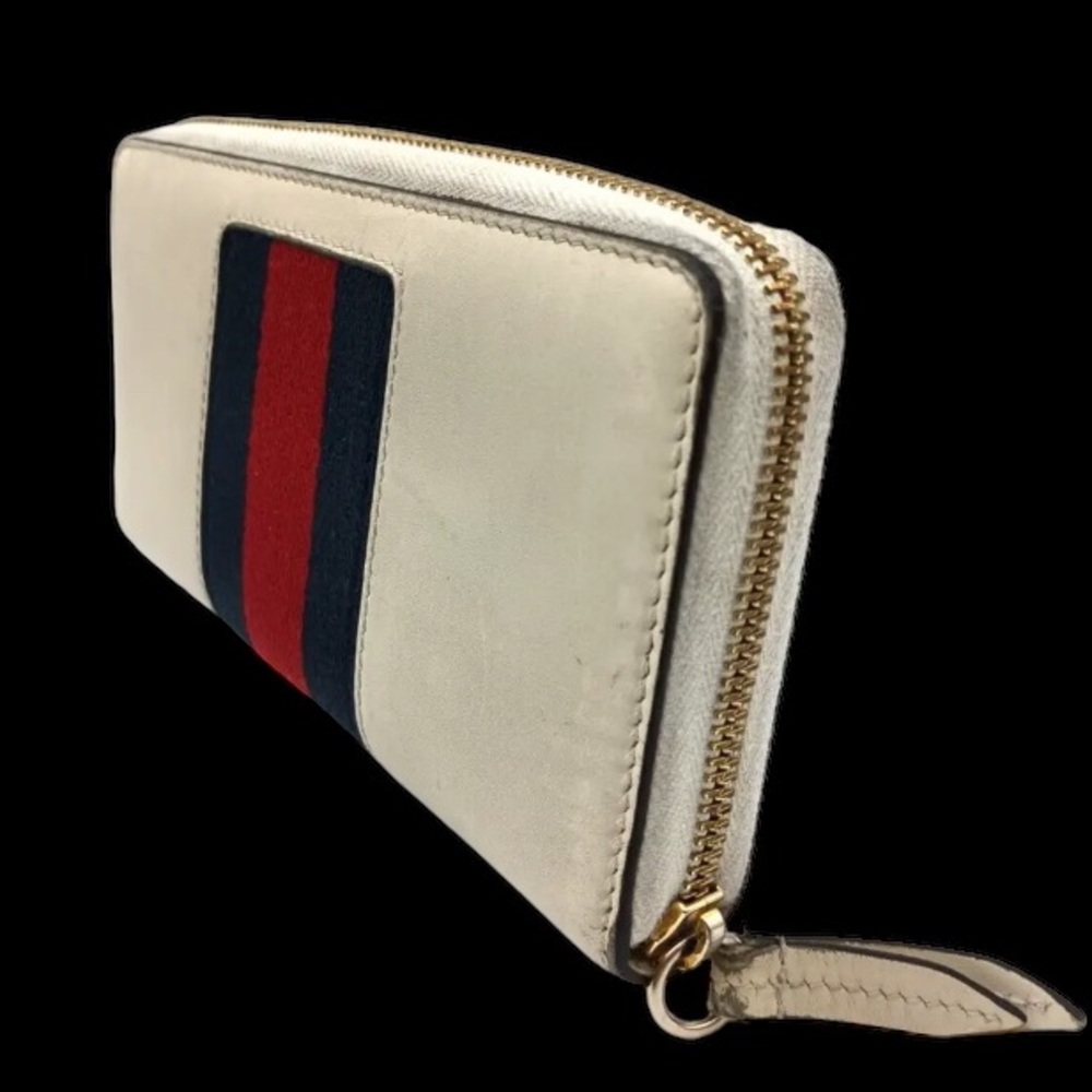 Gucci Sylvie Leather Zip Around Zippy Wallet - Picture 3 of 10